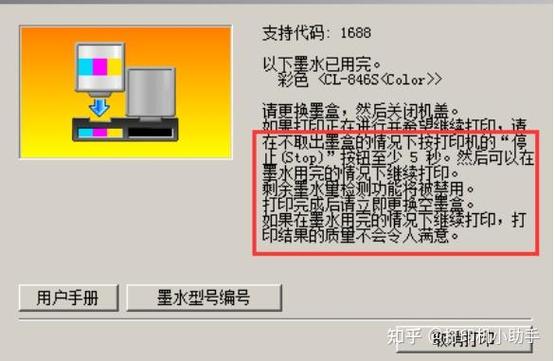 墨盒加了墨水还是打不出来
