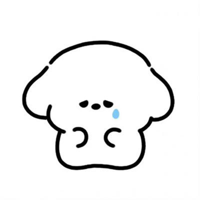 卡通画可爱Q版黑白