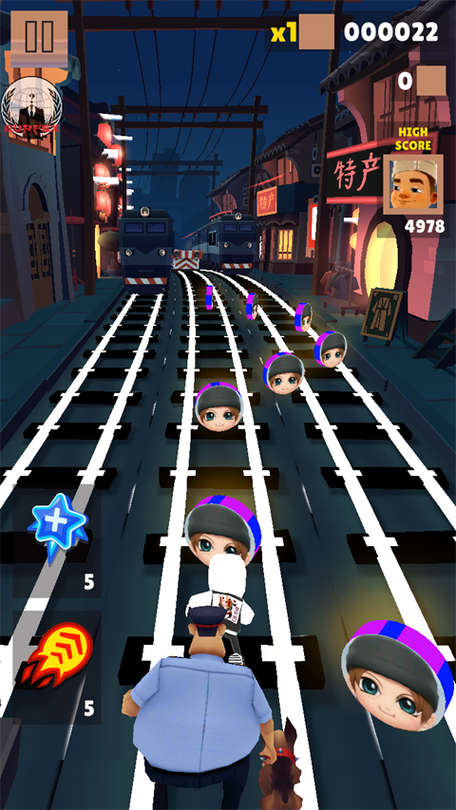 地铁跑酷怀旧版