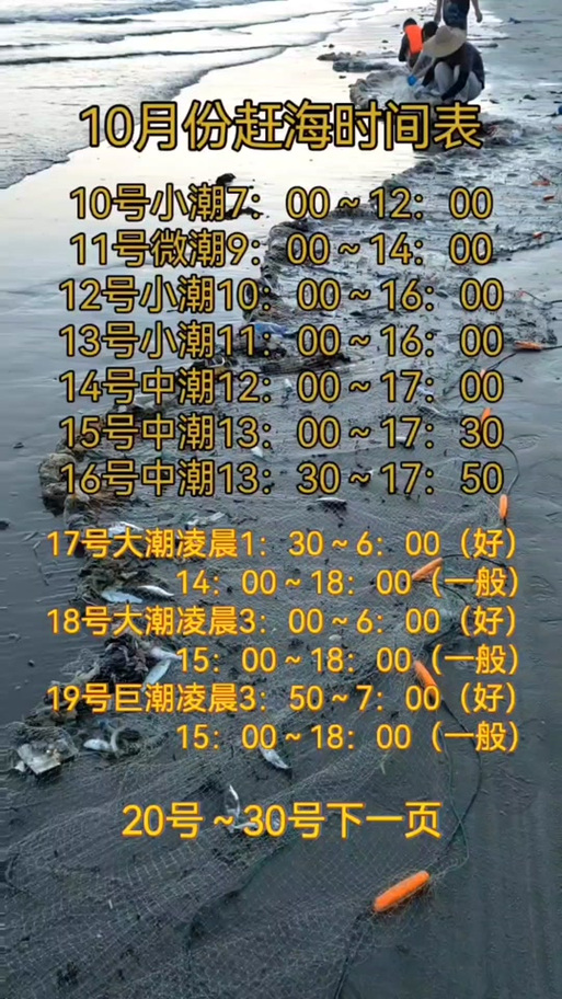 海陵岛潮汐表实时查询