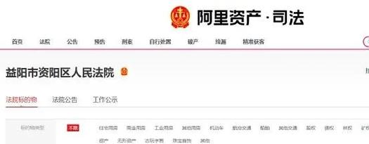 资阳法院拍卖网