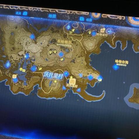 旷息之野的地图怎么打开