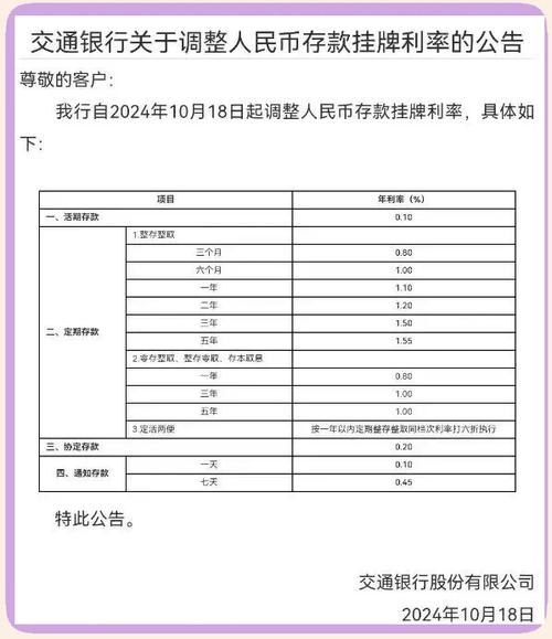 邮政局存款利率是多少