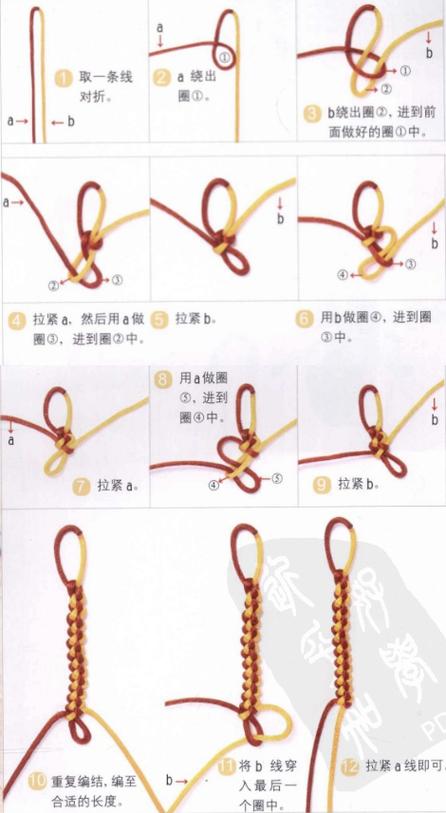 小孩手绳编法视频教程截图3