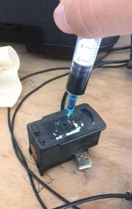 墨盒加墨后打印不出来