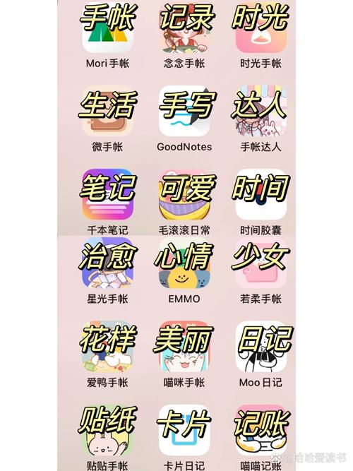 手机上做手账的app