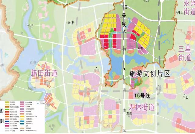 天府新区籍田轨道交通规划