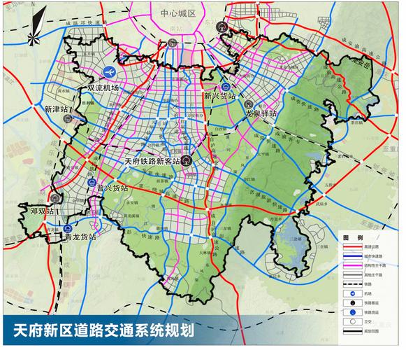 天府新区二绕外规划图