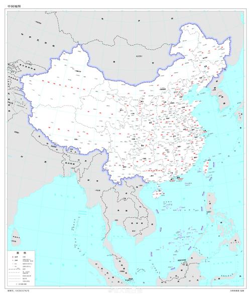 中国新版地图2023版