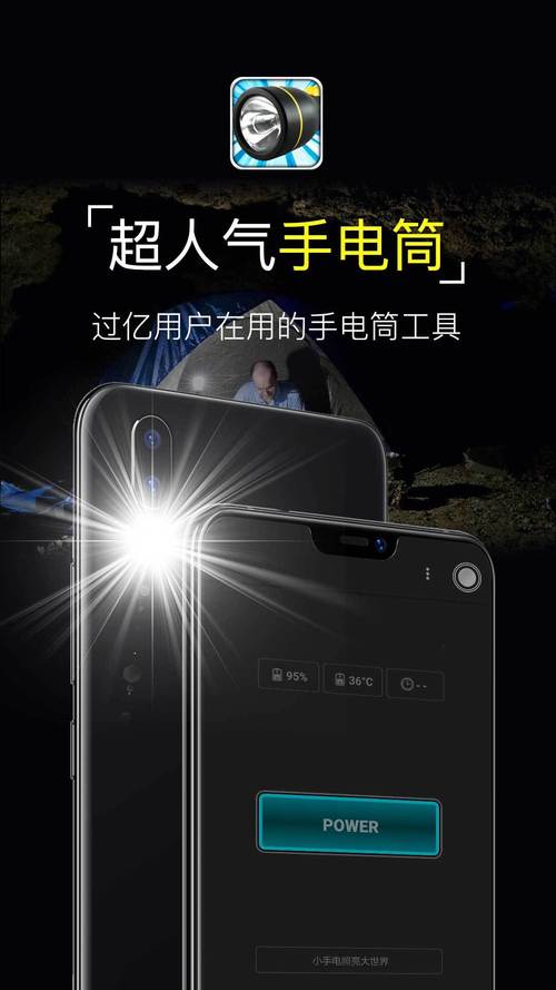 手机电筒灯