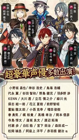 文豪与炼金术师手游中文