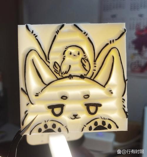 果冻橡皮章描图怎么锁定