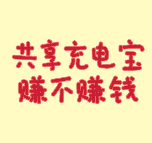 充电有宝真的可以赚钱吗