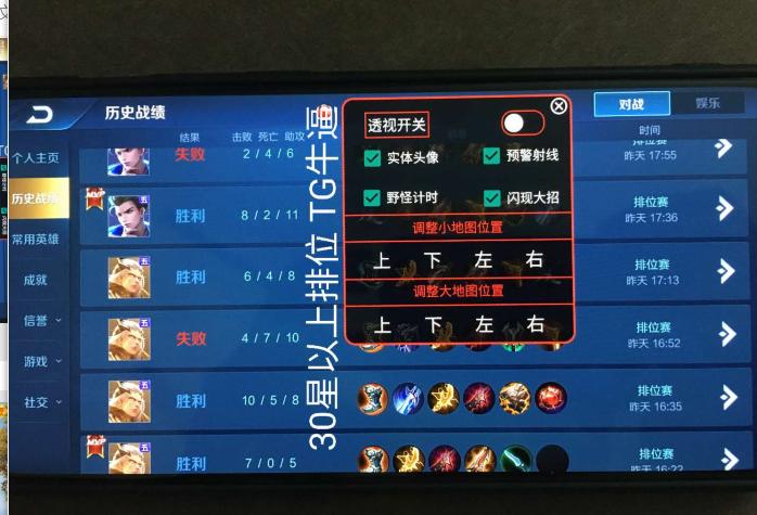 王者荣耀内部科技软件
